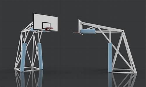 nba篮球架3d模型_篮球架模型制作教程